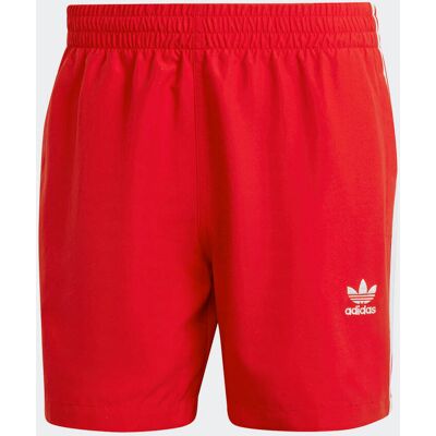 Adidas Short de bain Originals Adicolor 3-Stripes Better Scarlet / White L - Publicité Adidas Short de bain Originals Adicolor 3-Stripes Better Scarlet / White L - Publicité