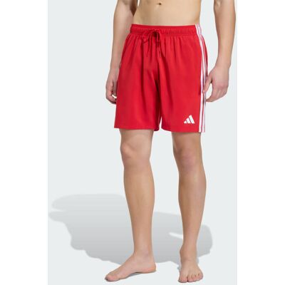 Adidas SHORT DE NATATION 3BANDES 8INCH Better Scarlet / White XS - Publicité Adidas SHORT DE NATATION 3BANDES 8INCH Better Scarlet / White XS - Publicité