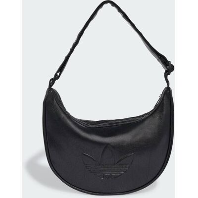 Adidas SAC DEMI-LUNE PU MÉTALLIQUE ADICOLOR Black 1 Taille - Publicité Adidas SAC DEMI-LUNE PU MÉTALLIQUE ADICOLOR Black 1 Taille - Publicité