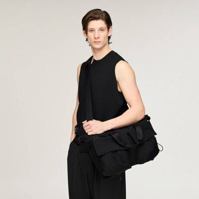 Adidas SAC MESSENGER Y-3 UTILITY Black 1 Taille - Publicité Adidas SAC MESSENGER Y-3 UTILITY Black 1 Taille - Publicité