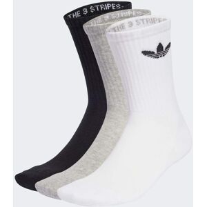 Adidas Chaussettes rembourrées Trefoil (3 paires) White / Medium Grey Heather / Black 43-45 - Publicité Adidas Chaussettes rembourrées Trefoil (3 paires) White / Medium Grey Heather / Black 43-45 - Publicité