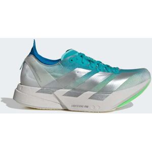 Adidas CHAUSSURE ADIZERO ADIOS PRO 4 Hi-Res Aqua / Matte Silver / Grey One 36 - Publicité Adidas CHAUSSURE ADIZERO ADIOS PRO 4 Hi-Res Aqua / Matte Silver / Grey One 36 - Publicité