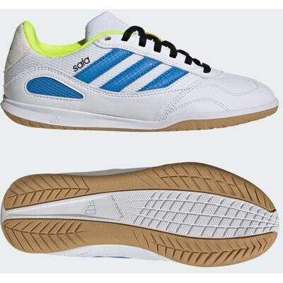 Adidas Chaussure SUPER SALA COMPETITIONIII Indoor Enfants Cloud White / Lucid Ray Blue / Solar Yellow 33 - Publicité Adidas Chaussure SUPER SALA COMPETITIONIII Indoor Enfants Cloud White / Lucid Ray Blue / Solar Yellow 33 - Publicité