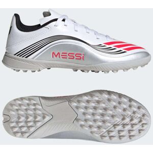 Adidas Chaussure F50 Messi League Turf Enfants Cloud White / Lucid Red / Silver Metallic 36 2/3 - Publicité Adidas Chaussure F50 Messi League Turf Enfants Cloud White / Lucid Red / Silver Metallic 36 2/3 - Publicité