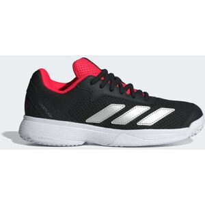 Adidas Chaussure de tennis Courtflash Enfants Cloud White / Silver Metallic / Core Black 30 1/2 - Publicité Adidas Chaussure de tennis Courtflash Enfants Cloud White / Silver Metallic / Core Black 30 1/2 - Publicité