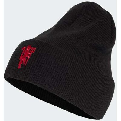 Adidas BONNET LAINE MANCHESTER UNITED Black / White / Mufc Red L/XL - Publicité Adidas BONNET LAINE MANCHESTER UNITED Black / White / Mufc Red L/XL - Publicité