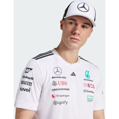 Adidas Casquette Trucker Snapback Mercedes - AMG Petronas Formula One Team Star White / Black M/L - Publicité Adidas Casquette Trucker Snapback Mercedes - AMG Petronas Formula One Team Star White / Black M/L - Publicité