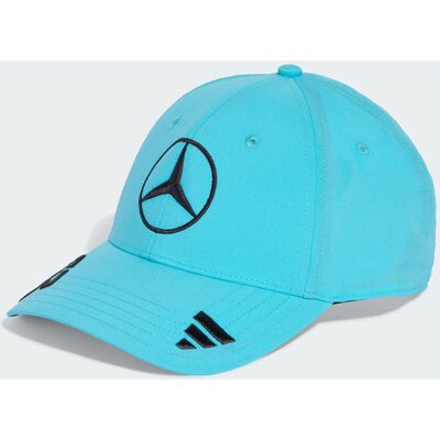 Adidas Casquette Mercedes - AMG Petronas Formula One Team George Russell Samba Blue M/L - Publicité Adidas Casquette Mercedes - AMG Petronas Formula One Team George Russell Samba Blue M/L - Publicité