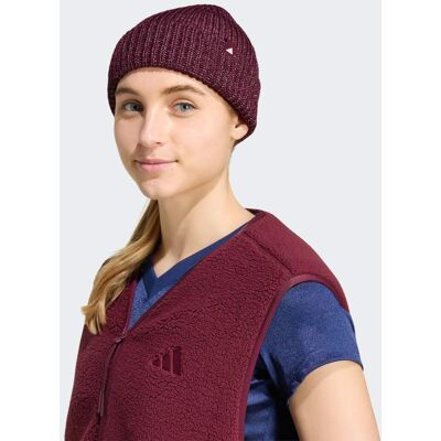 Adidas BONNET GLOW Maroon / White / Maroon M/L - Publicité Adidas BONNET GLOW Maroon / White / Maroon M/L - Publicité