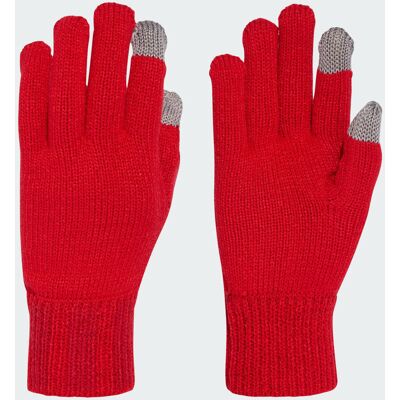 Adidas Logo Knit Gloves Better Scarlet L - Publicité Adidas Logo Knit Gloves Better Scarlet L - Publicité