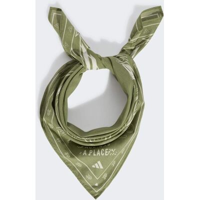 Adidas BANDANA DE RUNNING Tent Green / White M/L - Publicité Adidas BANDANA DE RUNNING Tent Green / White M/L - Publicité