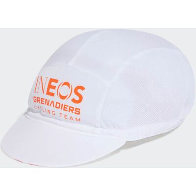 Adidas CASQUETTE DE CYCLISME INEOS GRENADIERS White L/XL - Publicité Adidas CASQUETTE DE CYCLISME INEOS GRENADIERS White L/XL - Publicité
