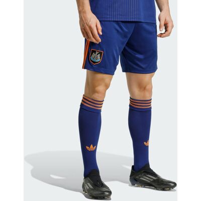 Adidas Short third Newcastle United FC 25/26 Victory Blue / Bahia Orange L - Publicité Adidas Short third Newcastle United FC 25/26 Victory Blue / Bahia Orange L - Publicité