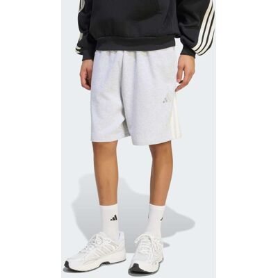 SHORT 3BANDES ADIDAS KIT Light Grey Heather / Off White S 18 CM - Publicité SHORT 3BANDES ADIDAS KIT Light Grey Heather / Off White S 18 CM - Publicité