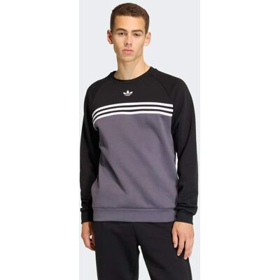 Adidas SWEAT-SHIRT CHEST STRIPES CREWNECK Aurora Onix / Black 2XL - Publicité Adidas SWEAT-SHIRT CHEST STRIPES CREWNECK Aurora Onix / Black 2XL - Publicité