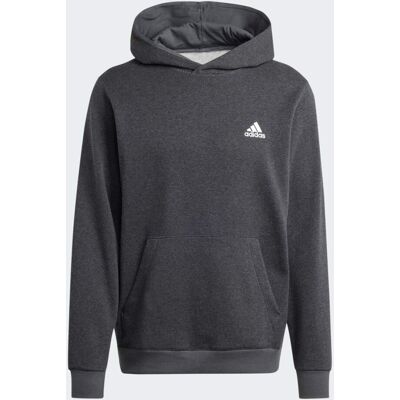 Adidas Sweat-shirt à capuche chiné Seasonal Essentials Black Melange XS - Publicité Adidas Sweat-shirt à capuche chiné Seasonal Essentials Black Melange XS - Publicité