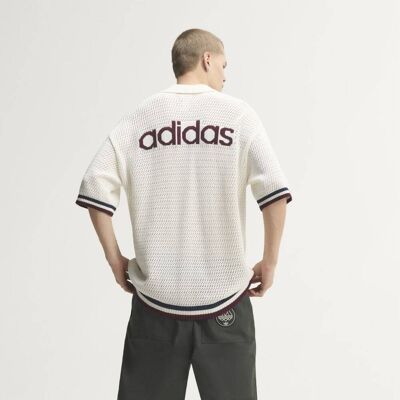 Adidas CHEMISE CROCHET Cloud White 2XL - Publicité Adidas CHEMISE CROCHET Cloud White 2XL - Publicité