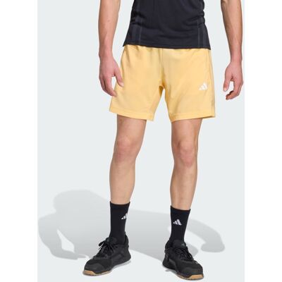 Adidas SHORT TOILE BASE WORKOUT ESSENTIALS Semi Ice Tangerine S 13 CM - Publicité Adidas SHORT TOILE BASE WORKOUT ESSENTIALS Semi Ice Tangerine S 13 CM - Publicité