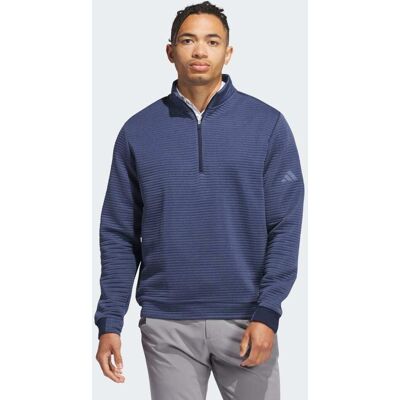 Adidas Pull zip 1/4 texturé Ultimate365 DWR Collegiate Navy / Preloved Ink S - Publicité Adidas Pull zip 1/4 texturé Ultimate365 DWR Collegiate Navy / Preloved Ink S - Publicité
