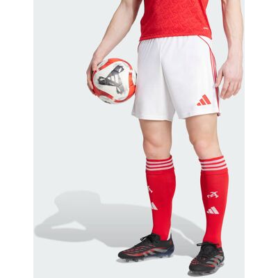 Adidas Short Domicile Arsenal 25/26 White / Better Scarlet XS - Publicité Adidas Short Domicile Arsenal 25/26 White / Better Scarlet XS - Publicité