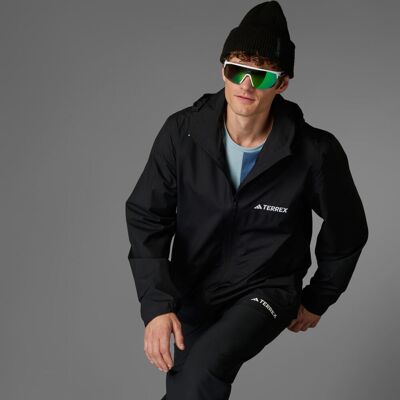 Adidas Veste de pluie Multi Essentials 2L Black 3XL - Publicité Adidas Veste de pluie Multi Essentials 2L Black 3XL - Publicité
