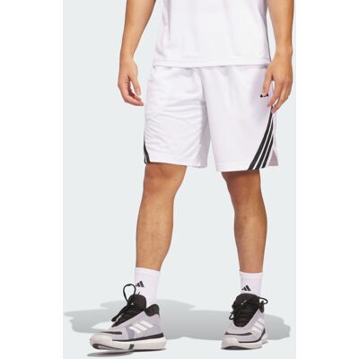 Adidas Short 3 bandes Legends Basketball White / Black 3XL 18 CM - Publicité Adidas Short 3 bandes Legends Basketball White / Black 3XL 18 CM - Publicité