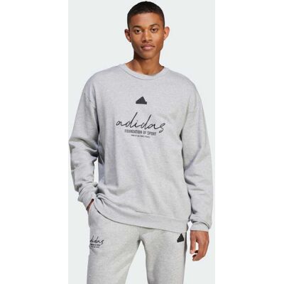 Adidas Sweat-shirt molleton Brand Love Medium Grey Heather XL - Publicité Adidas Sweat-shirt molleton Brand Love Medium Grey Heather XL - Publicité