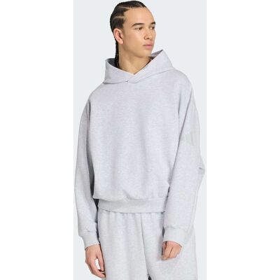 Adidas SWEAT-SHIRT À CAPUCHE SOFT LUX Light Grey Heather M - Publicité Adidas SWEAT-SHIRT À CAPUCHE SOFT LUX Light Grey Heather M - Publicité