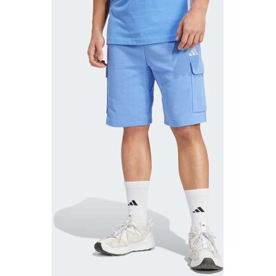 Adidas Short cargo french terry Essentials Feel Cozy Blue Fusion S - Publicité Adidas Short cargo french terry Essentials Feel Cozy Blue Fusion S - Publicité