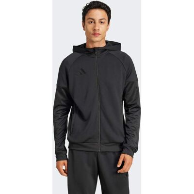 adidas Tiro 25 sweat à capuche à zip complet - Hommes - Noir - Publicité adidas Tiro 25 sweat à capuche à zip complet - Hommes - Noir - Publicité