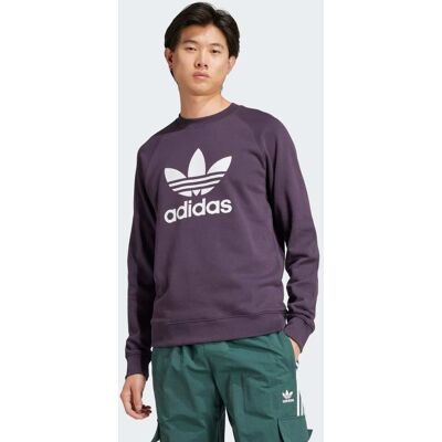Adidas Sweat-shirt ras-du-cou à logo Trèfle Adicolor Classics Aurora Black XS - Publicité Adidas Sweat-shirt ras-du-cou à logo Trèfle Adicolor Classics Aurora Black XS - Publicité