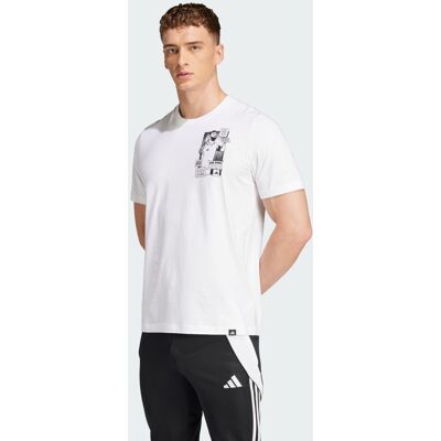 T-shirt de football officiel Adidas Messi Icon - Blanc - Publicité T-shirt de football officiel Adidas Messi Icon - Blanc - Publicité