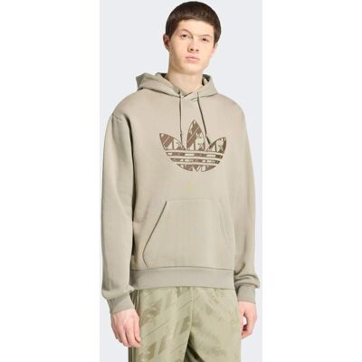 Adidas Sweat-shirt CAPUCHE MONO Silver Pebble XS - Publicité Adidas Sweat-shirt CAPUCHE MONO Silver Pebble XS - Publicité