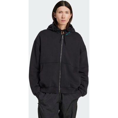 Adidas Veste à capuche molleton entièrement zippée EQT Black XL - Publicité Adidas Veste à capuche molleton entièrement zippée EQT Black XL - Publicité