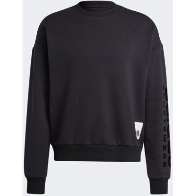 Adidas Sweat-shirt en molleton Lounge Black S - Publicité Adidas Sweat-shirt en molleton Lounge Black S - Publicité