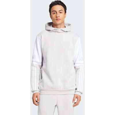 Adidas Sweat-shirt à capuche de survêtement Squadra 25 Team Light Grey / White XS - Publicité Adidas Sweat-shirt à capuche de survêtement Squadra 25 Team Light Grey / White XS - Publicité
