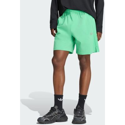 Adidas SHORT TECH TREFOIL ESSENTIALS POLYESTER Semi Screaming Green S - Publicité Adidas SHORT TECH TREFOIL ESSENTIALS POLYESTER Semi Screaming Green S - Publicité