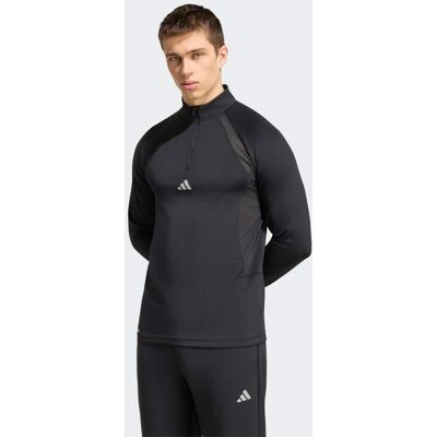 Adidas Sweat-shirt ZIP 1/4 TECH APPAREL Black M - Publicité Adidas Sweat-shirt ZIP 1/4 TECH APPAREL Black M - Publicité