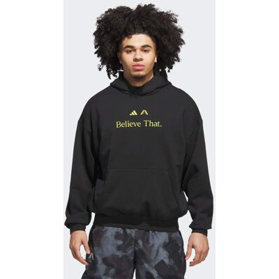 Adidas Sweat-shirt à capuche Anthony Edwards Believe That Black / Preloved Lime XS - Publicité Adidas Sweat-shirt à capuche Anthony Edwards Believe That Black / Preloved Lime XS - Publicité