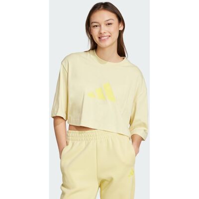 Adidas T-shirt logo à 3 bandes Future Icons Powder Yellow XL - Publicité Adidas T-shirt logo à 3 bandes Future Icons Powder Yellow XL - Publicité