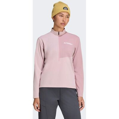 Adidas T-shirt manches longues et zip 1/2 Terrex Multi Climacool Dual Lilac / Magic Mauve S - Publicité Adidas T-shirt manches longues et zip 1/2 Terrex Multi Climacool Dual Lilac / Magic Mauve S - Publicité
