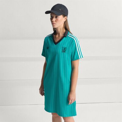 Adidas Robe Liverpool FC Terrace Icons Sea Green / White S - Publicité Adidas Robe Liverpool FC Terrace Icons Sea Green / White S - Publicité