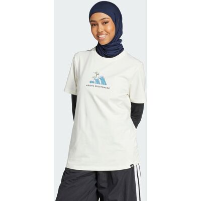 Adidas Codes Doodle Surf Graphic T-Shirt Off White S - Publicité Adidas Codes Doodle Surf Graphic T-Shirt Off White S - Publicité