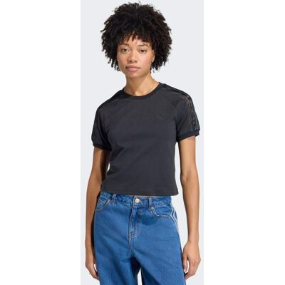 Adidas T-SHIRT CALI DENTELLE Black XL - Publicité Adidas T-SHIRT CALI DENTELLE Black XL - Publicité