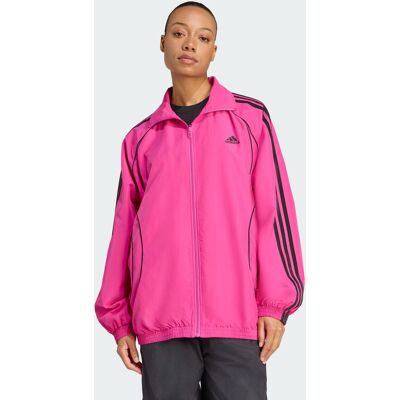 Adidas Veste de survêtement toile oversize Teamgeist Adicolor Semi Lucid Fuchsia / Black M - Publicité Adidas Veste de survêtement toile oversize Teamgeist Adicolor Semi Lucid Fuchsia / Black M - Publicité