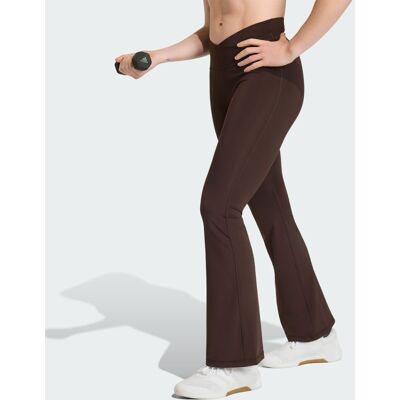 Adidas LEGGING FLARE 3 BANDES STUDIO ALL ME X-OVER Aurora Coffee 2XL - Publicité Adidas LEGGING FLARE 3 BANDES STUDIO ALL ME X-OVER Aurora Coffee 2XL - Publicité