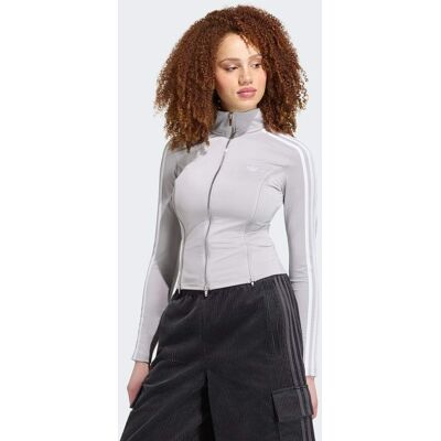 Adidas T-SHIRT ZIPPÉ MANCHES LONGUES Grey Two M - Publicité Adidas T-SHIRT ZIPPÉ MANCHES LONGUES Grey Two M - Publicité