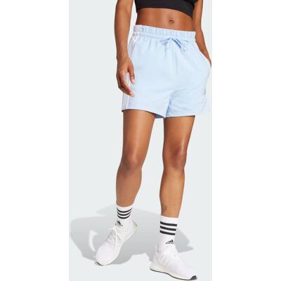 Adidas Short coton 3 bandes Essentials Glow Blue / White 2XL - Publicité Adidas Short coton 3 bandes Essentials Glow Blue / White 2XL - Publicité