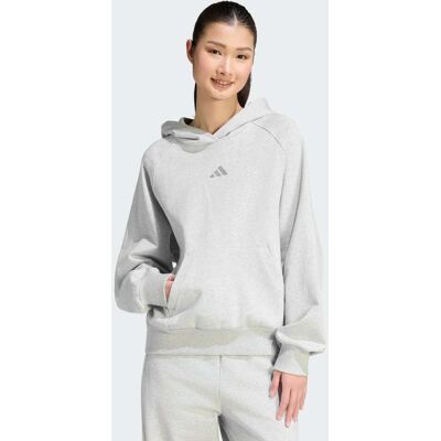 SWEAT-SHIRT À CAPUCHE PETIT LOGO ADIDAS KIT Light Grey Heather S - Publicité SWEAT-SHIRT À CAPUCHE PETIT LOGO ADIDAS KIT Light Grey Heather S - Publicité