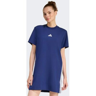 Adidas ROBE T-SHIRT 3 BANDES ESSENTIALS Dark Blue / White XL - Publicité Adidas ROBE T-SHIRT 3 BANDES ESSENTIALS Dark Blue / White XL - Publicité